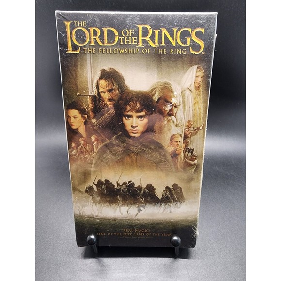 The Lord of the Rings The Fellowship of the Ring (VHS) FACTORY SEALED Watermark - Picture 1 of 11